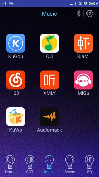 music lighting - Image screenshot of android app