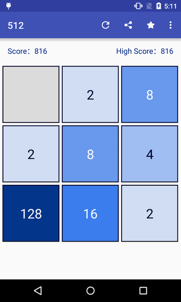۵۱۲ - Number Game - عکس بازی موبایلی اندروید