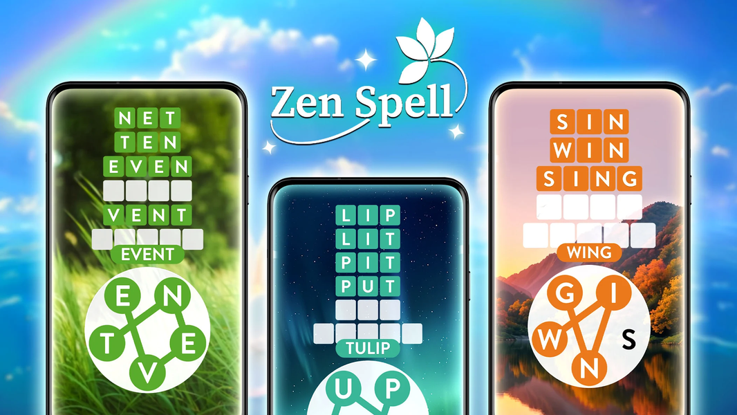 Zen Spell - Relax Word Puzzle - عکس بازی موبایلی اندروید