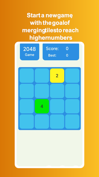 2048 Zen - Gameplay image of android game