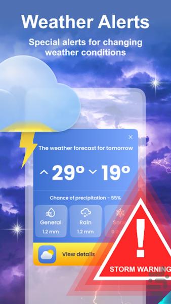 هواشناسی فوق پیشرفته - زنده 2023 - عکس برنامه موبایلی اندروید