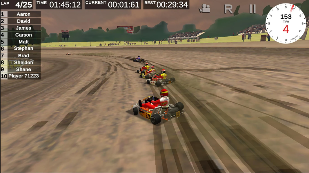 No Limit - Dirt Kart Racing - Gameplay image of android game