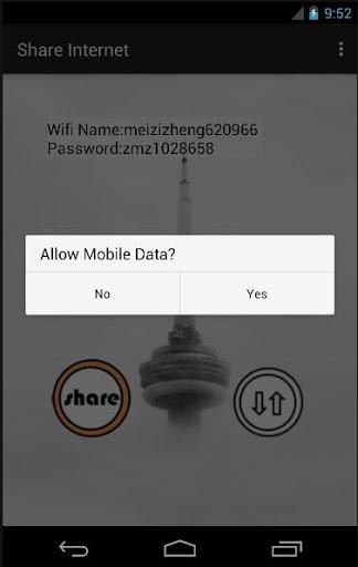 MZ Share Mobile Internet - عکس برنامه موبایلی اندروید