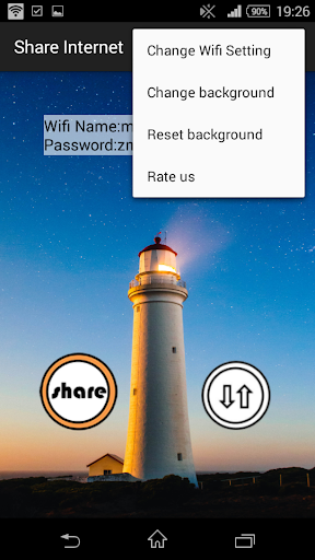 MZ Share Mobile Internet - عکس برنامه موبایلی اندروید