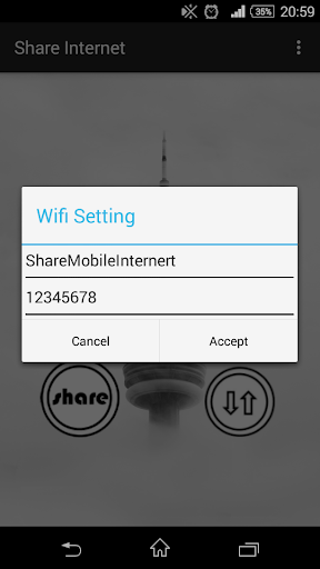 MZ Share Mobile Internet - عکس برنامه موبایلی اندروید