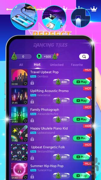 Tiles Hot Song 2024 - Gameplay image of android game
