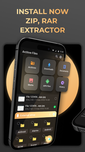 Zip, Rar Extractor - Image screenshot of android app