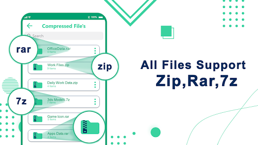 Zip Unzip File Reader & Manager Rar File Extractor - Image screenshot of android app
