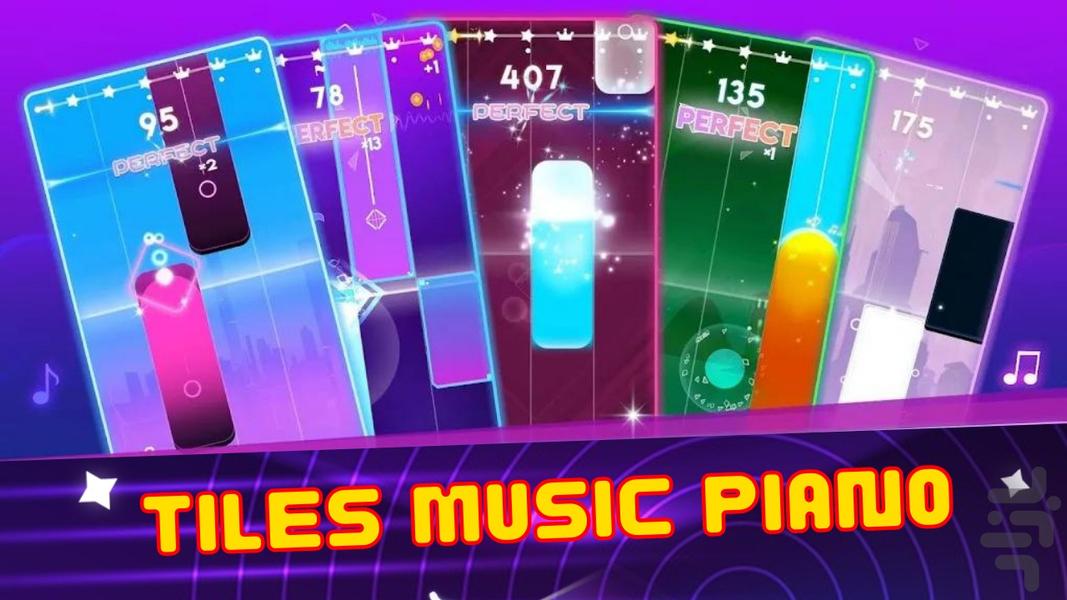 Magic Piano Tiles 3 - Gameplay image of android game