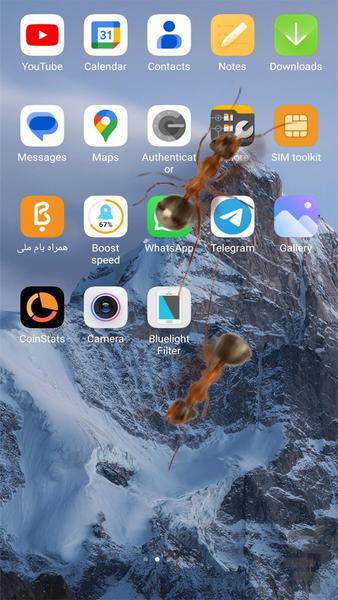 مورچه روی گوشی | برنامه سرکاری - عکس برنامه موبایلی اندروید