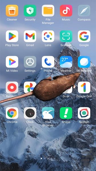 موش روی گوشی | برنامه سرکاری - Image screenshot of android app
