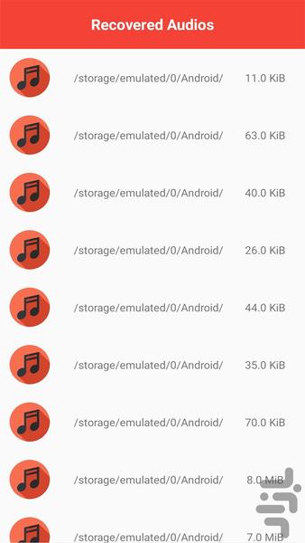ریکاوری پیشرفته عکس و فیلم - Image screenshot of android app