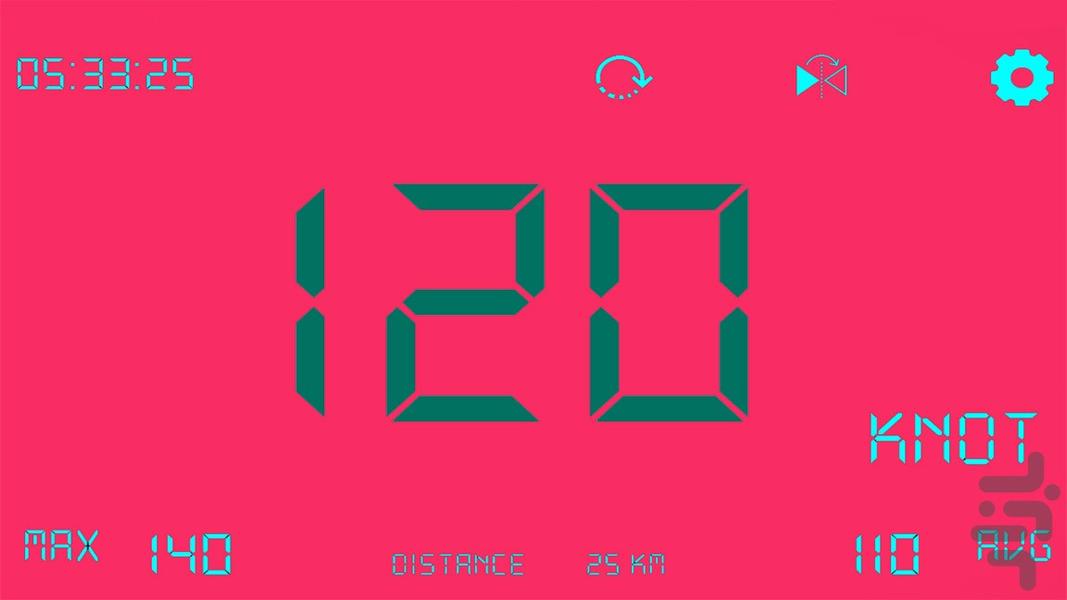سرعت سنج جدید | کیلومتر شمار - Image screenshot of android app