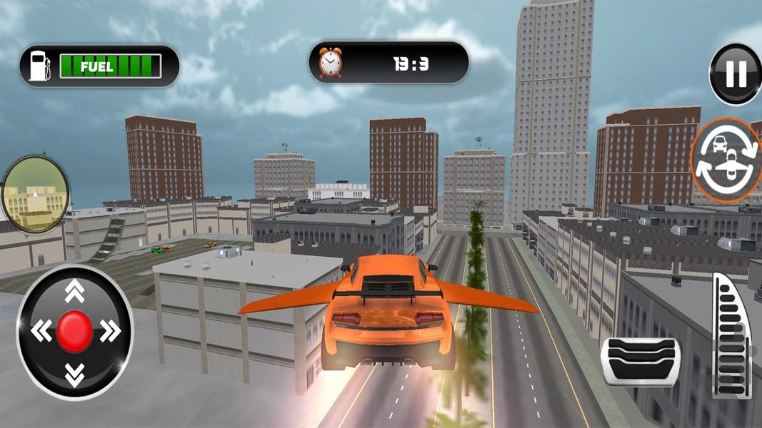 بازی ماشین پرنده | بازی جدید - عکس بازی موبایلی اندروید