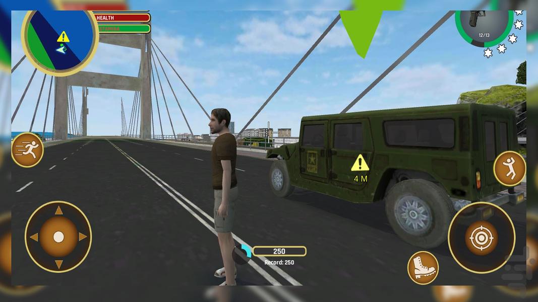 بازی ماشین پلیس - Gameplay image of android game