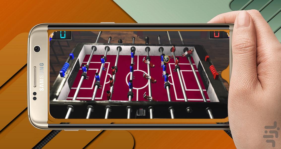 بازی فوتبال دستی جدید - Gameplay image of android game