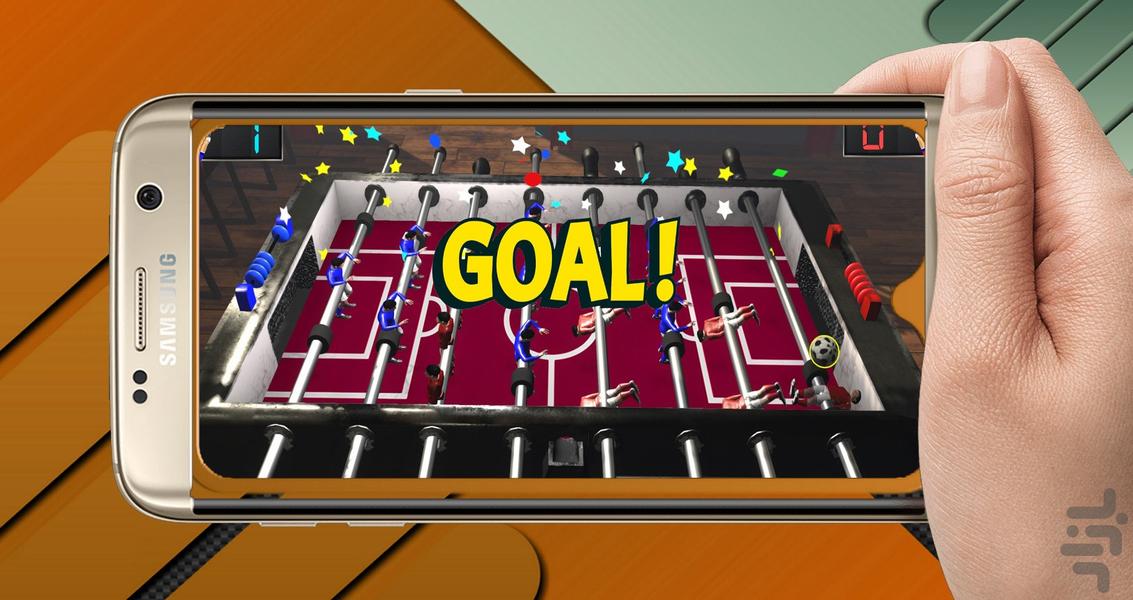 بازی فوتبال دستی جدید - Gameplay image of android game