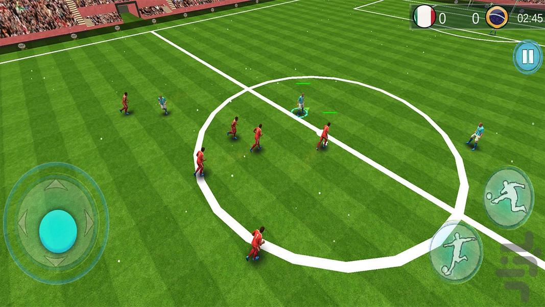 بازی جدید فوتبال جام جهانی - Gameplay image of android game