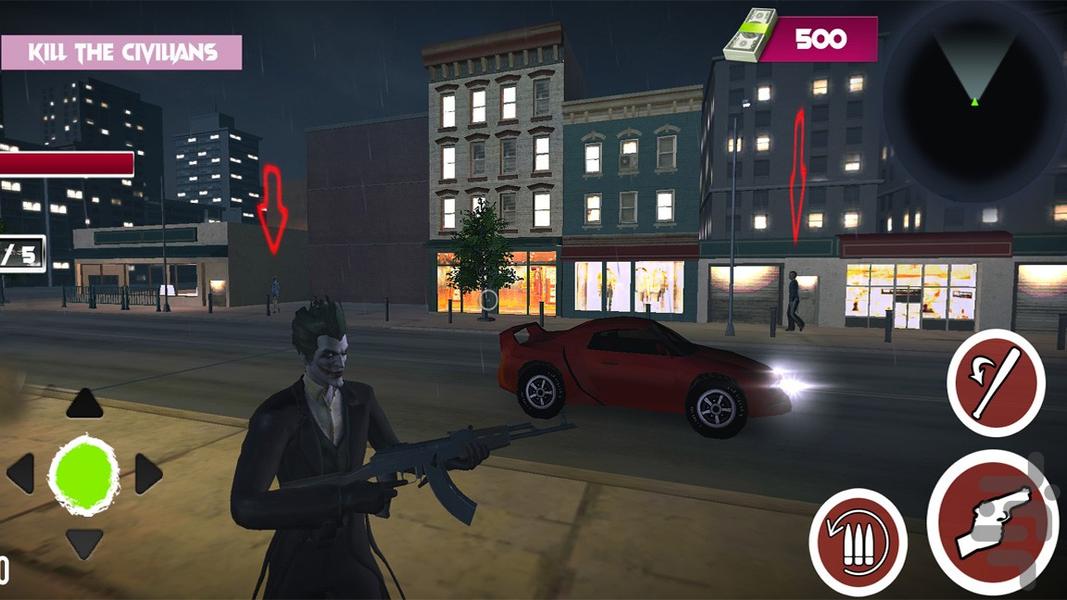 بازی جدید سرقت بزرگ جوکر - Gameplay image of android game