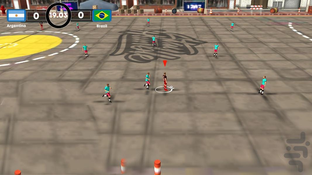 بازی جدید فوتبال خیابانی - عکس بازی موبایلی اندروید