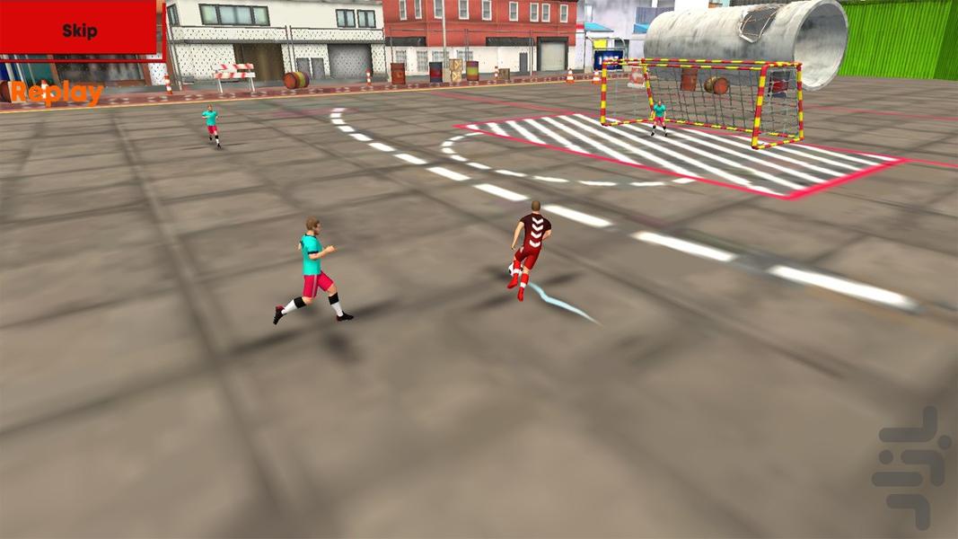 بازی جدید فوتبال خیابانی - عکس بازی موبایلی اندروید