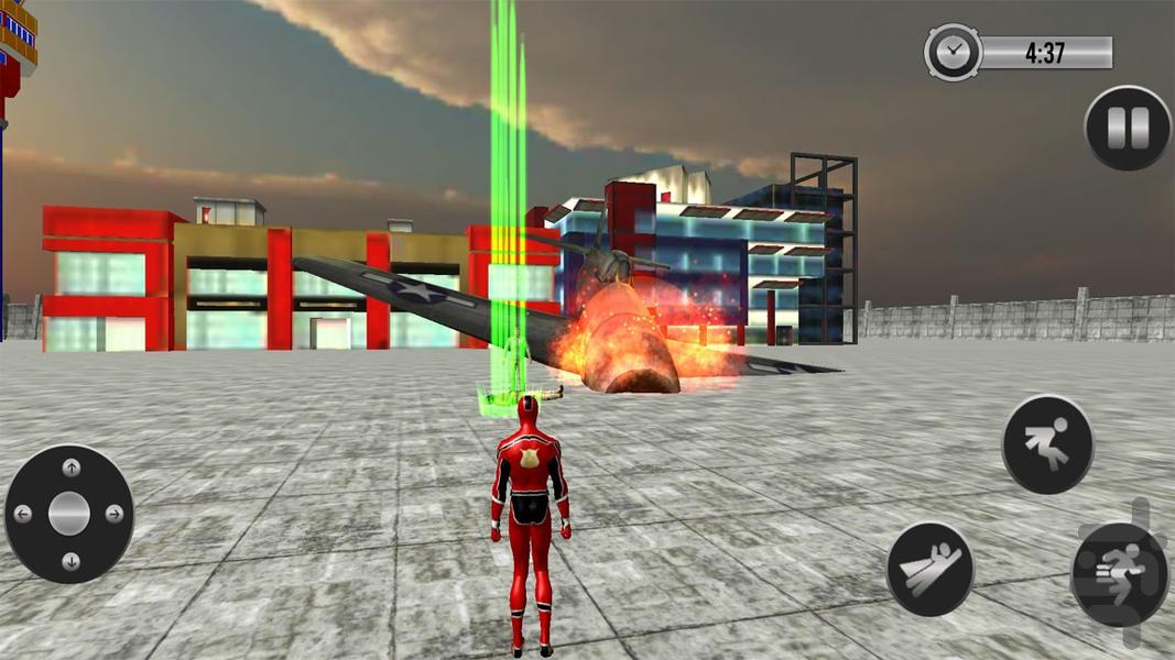بازی سوپرمن قهرمان | نجات شهر - Gameplay image of android game