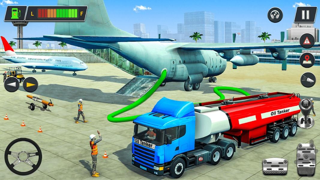 بازی حمل و نقل نفتکش 2024 Oil Tanker - Gameplay image of android game