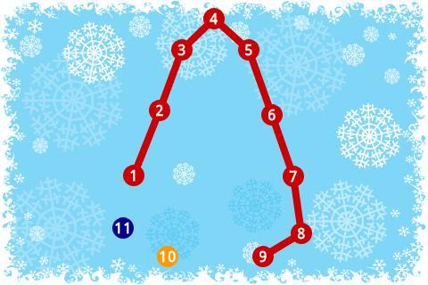 Kids Connect the Dots Xmas - Gameplay image of android game