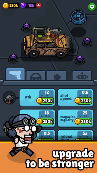 Undead Shooter: Idle Highway - عکس بازی موبایلی اندروید