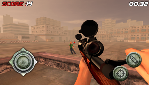 Zombie Sniper Shooter 3D - Gameplay image of android game