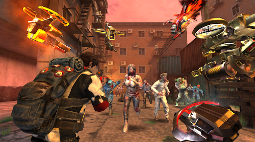 Zombie Hunter: Offline Games - Gameplay image of android game