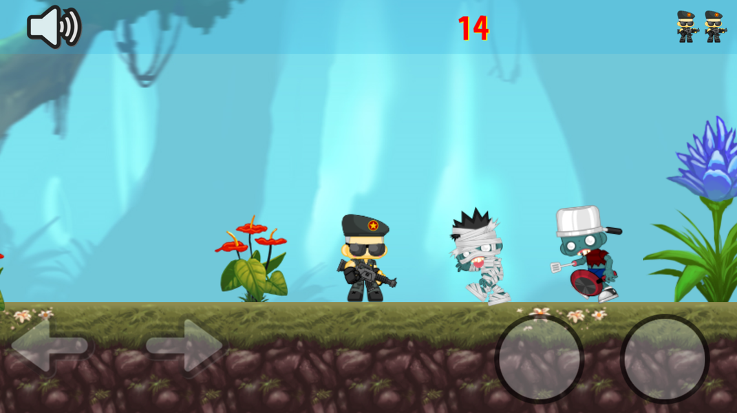 ZOMBIE STRIKE: SOLDIER DEFENSE - Gameplay image of android game