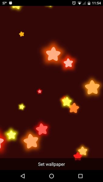 Falling Stars Wallpaper - Image screenshot of android app