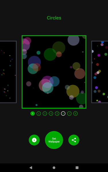 Circles Live Wallpaper - عکس برنامه موبایلی اندروید