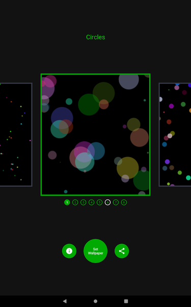 Circles Live Wallpaper - عکس برنامه موبایلی اندروید