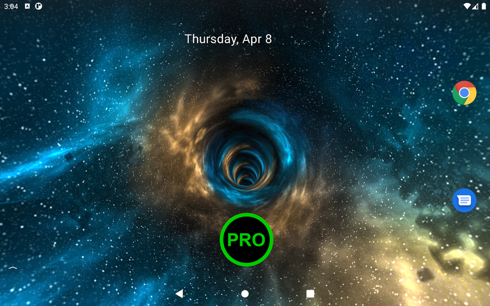 Wormhole ۳D Live Wallpaper - عکس برنامه موبایلی اندروید