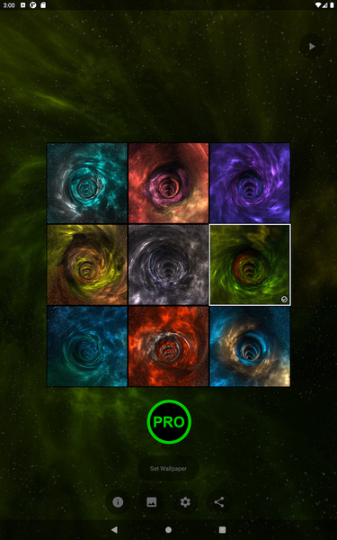 Wormhole ۳D Live Wallpaper - عکس برنامه موبایلی اندروید