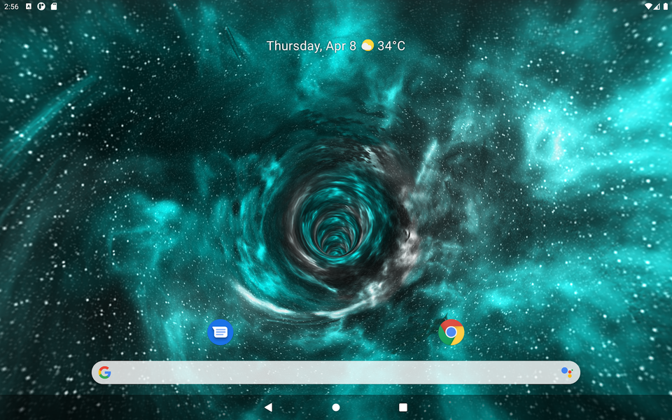 Wormhole ۳D Live Wallpaper - عکس برنامه موبایلی اندروید