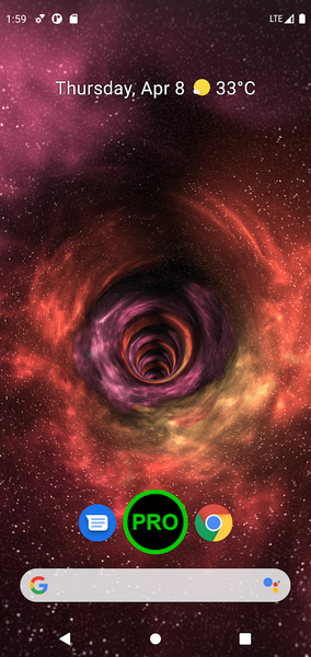 Wormhole ۳D Live Wallpaper - عکس برنامه موبایلی اندروید