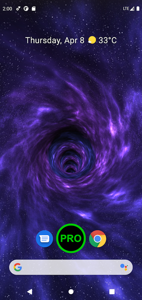 Wormhole ۳D Live Wallpaper - عکس برنامه موبایلی اندروید