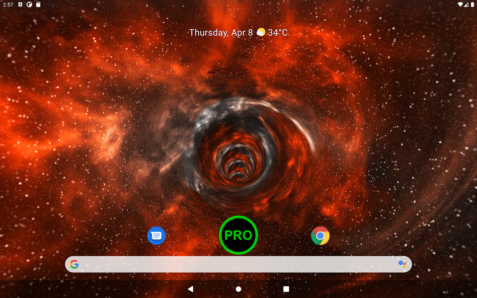 Wormhole ۳D Live Wallpaper - عکس برنامه موبایلی اندروید