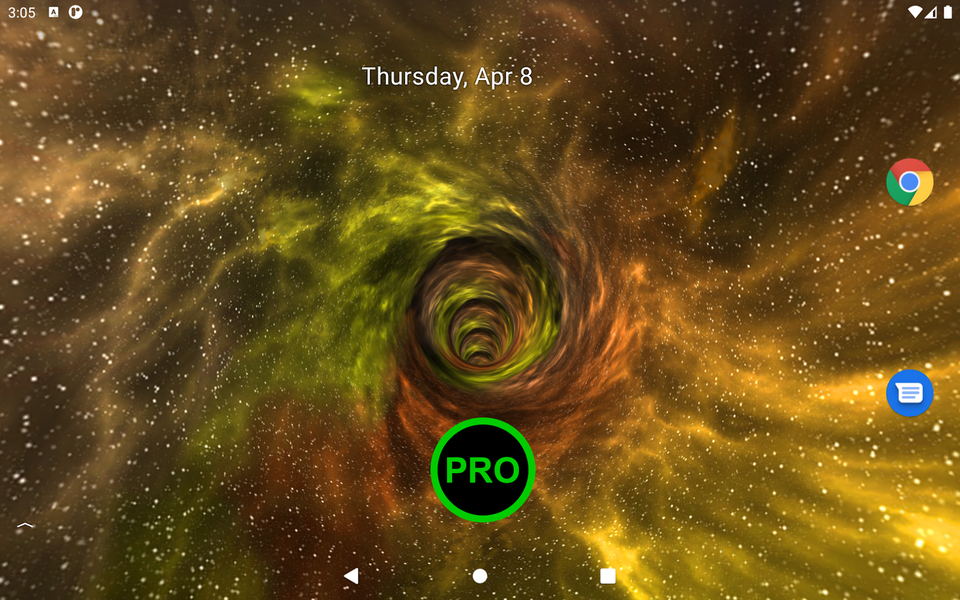 Wormhole ۳D Live Wallpaper - عکس برنامه موبایلی اندروید