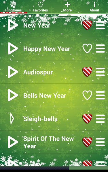 New Year Songs Ringtones - عکس برنامه موبایلی اندروید