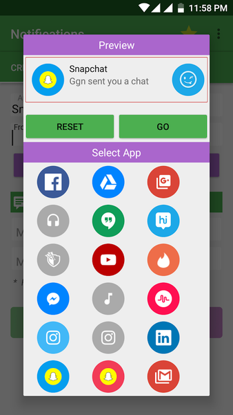 Fake Notifications - Image screenshot of android app