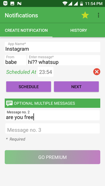 Fake Notifications - Image screenshot of android app