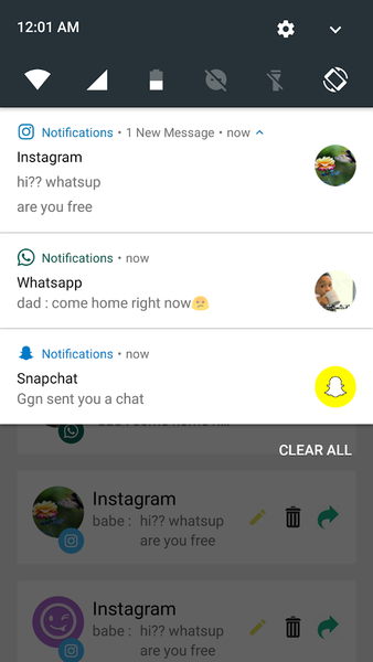 Fake Notifications - عکس برنامه موبایلی اندروید