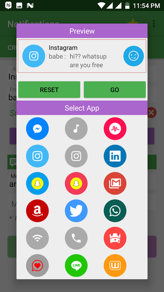 Fake Notifications - Image screenshot of android app
