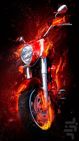 HD Motorcycle Live Wallpaper - Image screenshot of android app