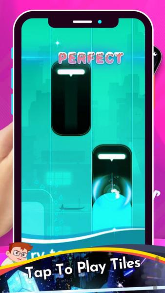 Magic Tiles 2023 - پیانوی پیشرفته - Gameplay image of android game