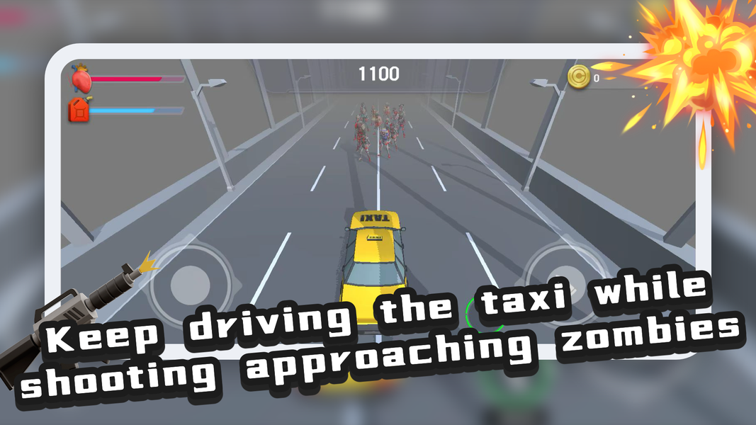 Zombattle Tank - Gameplay image of android game
